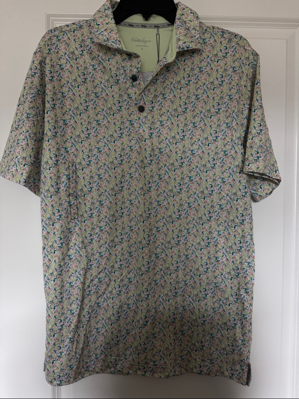 WALTER HAGEN- Men's Pastel Floral Polo